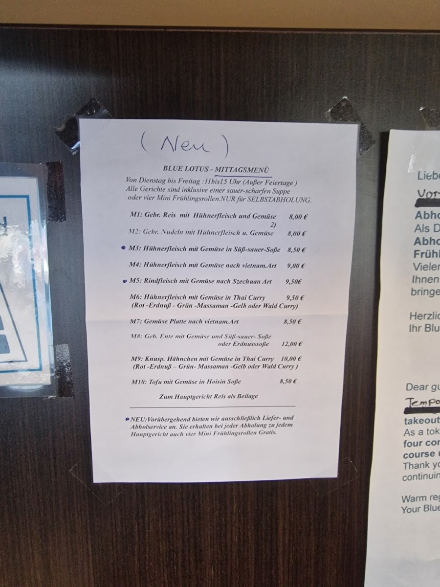 Menu Blue Lotus-2